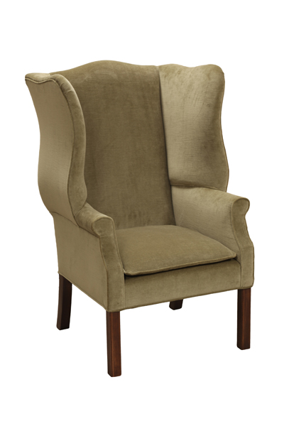 Devonshire Chair Shown with Optional Tuckers Ticks