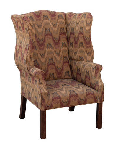 Devonshire chair with tight seat
