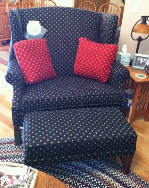 Stony Point Chair and 1/2 with Ottoman