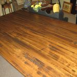 Harvest Table with Hand Scraped Brown Maple Top