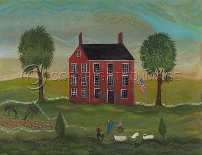 KES Landscape The Good Shepherd 23x30