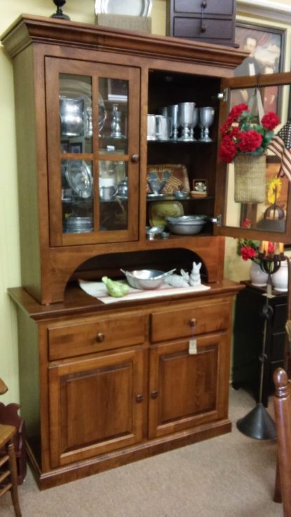 Brown Maple Hutch