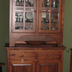 Brown Maple Hutch