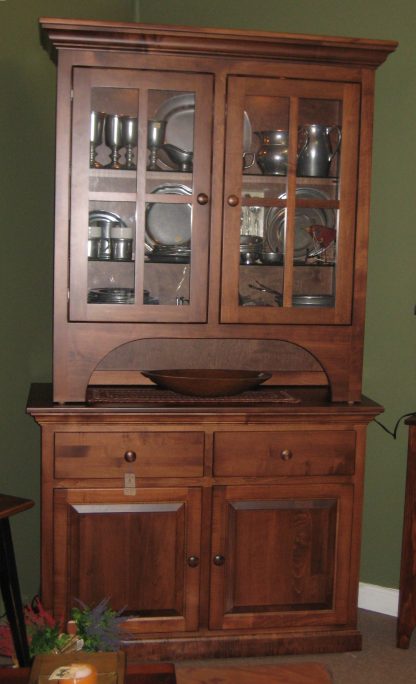 Brown Maple Hutch