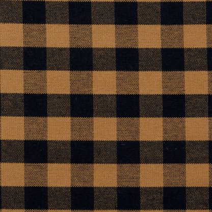 tavern check black mustard
