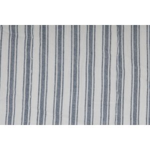 Sawyer Mill Blue Ticking Stripe 5pc Daybed Quilt Set (1 Quilt, 1 Bed Skirt, 3 Standard Shams)