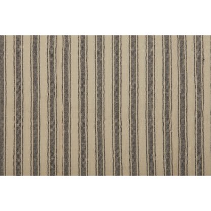Sawyer Mill Charcoal Ticking Stripe 5pc Daybed Quilt Set (1 Quilt, 1 Bed Skirt, 3 Standard Shams)