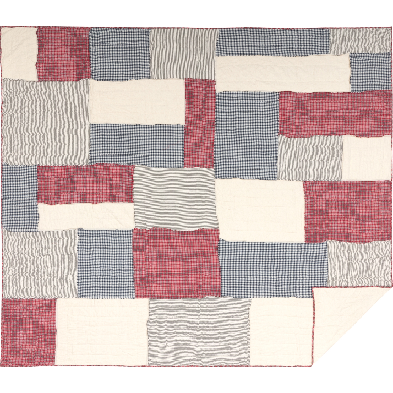 Hatteras Patch Luxury King Quilt 120Wx105L
