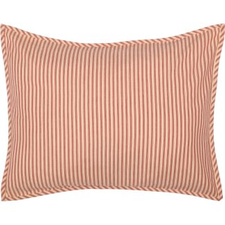 Sawyer Mill Red Ticking Stripe Standard Sham 21x27