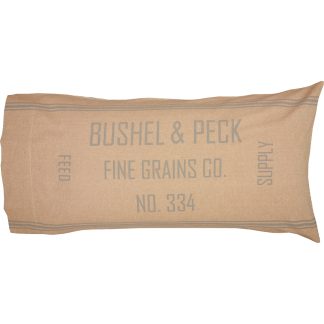 Grace Feed Sack King Pillow Case Set of 2 21x40