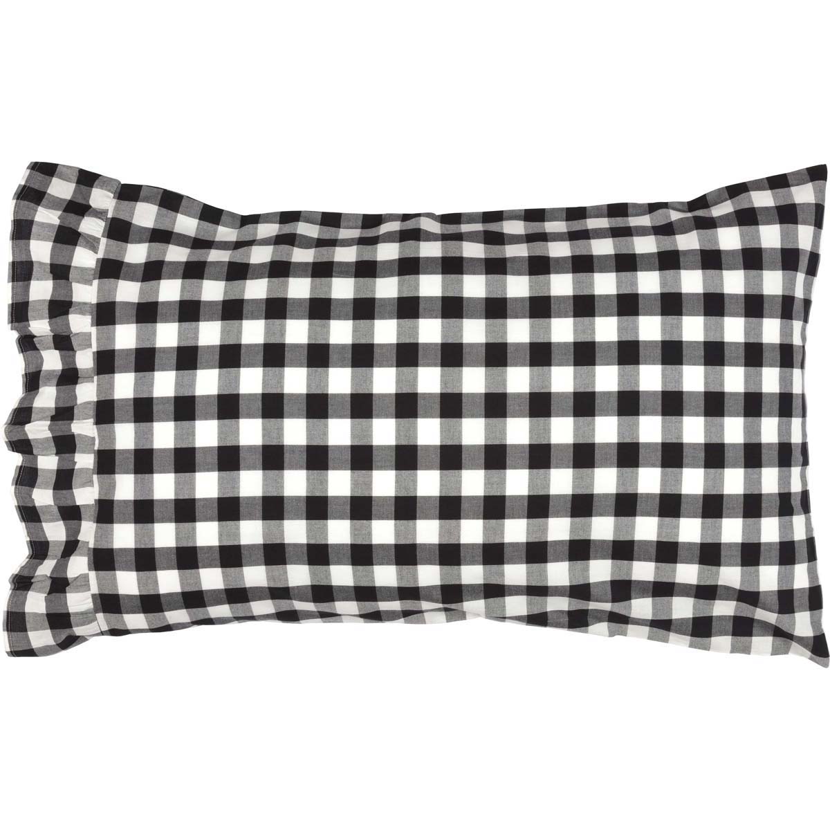 Annie Buffalo Black Check Standard Pillow Case Set of 2 21x30