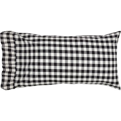 Annie Buffalo Black Check King Pillow Case Set of 2 21x40