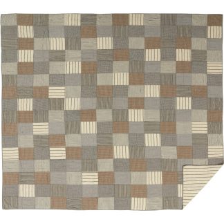Sawyer Mill Charcoal California King Quilt 130Wx115L