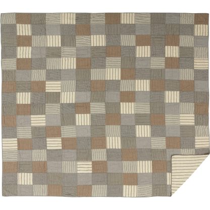 Sawyer Mill Charcoal California King Quilt 130Wx115L