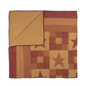 Ninepatch Star Twin Quilt 68Wx86L