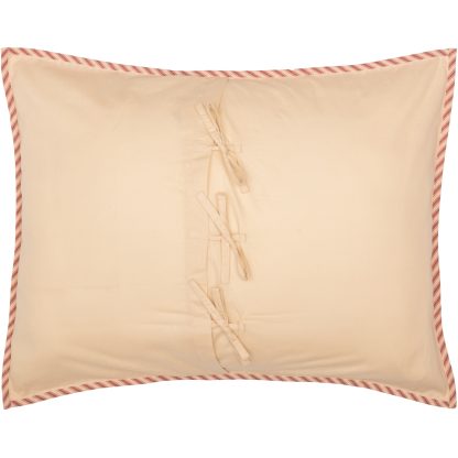 Sawyer Mill Red Ticking Stripe Standard Sham 21x27