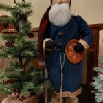 Santa with redware plate