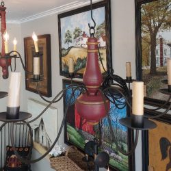 6 arm chandelier