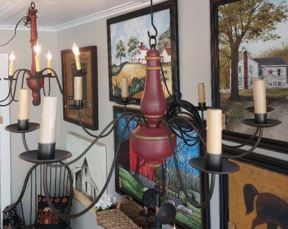 6 arm chandelier