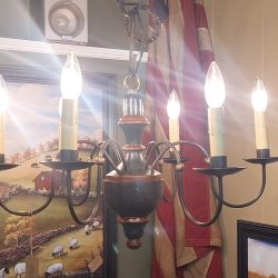 6 arm chandelier