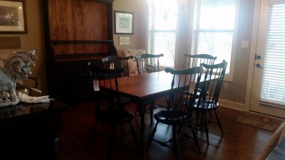 Tiger Maple Table Benners Chairs